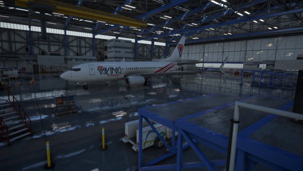 LN-MUS in the hangar